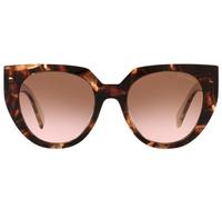 Prada Prada Monochrome Pr 14ws Occhiali Da Sole Donna Avana Cat-eye Marrone 52mm