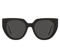 Prada Prada Monochrome Pr 14ws Occhiali Da Sole Donna Nero Cat-eye Grigio 52mm