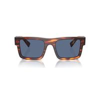 Prada Prada Pr 19ws Occhiali Da Sole Uomo Avana Geometrico Blu 52mm