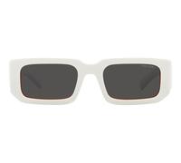 Prada Prada Symbole Pr 06ys Occhiali Da Sole Uomo Bianco Geometrico Grigio 53mm