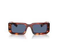 Prada Prada Symbole Pr 06ys Occhiali Da Sole Uomo Marrone Geometrico Blu 53mm