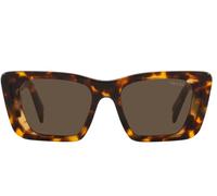 Prada Prada Symbole Pr 08ys Occhiali Da Sole Donna Avana Farfalla Marrone 51mm