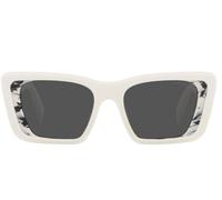 Prada Prada Symbole Pr 08ys Occhiali Da Sole Donna Bianco Farfalla Grigio 51mm