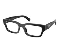 Prada PRC02V 16K1O1, Nero, Acetate, Uomini occhiali 56