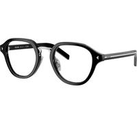 Prada PRC05V 16K1O1, Nero, Acetate, Uomini occhiali 50