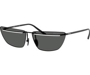 Prada PRC52S YC460T, Nero, Metal, Donne occhiali da sole 64