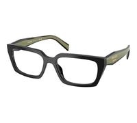 Prada PRD05V 03K1O1, Nero, Acetate, Donne occhiali 55