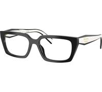 Prada Donna Prada PR D05V 20G1O1 Montature da vista Acetato Nero Trasparente Squadrata Normale
