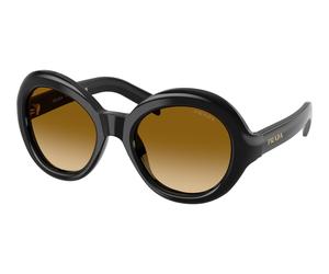Prada PRD08SU 16K10X, Nero, Acetate, Donne occhiali da sole 53