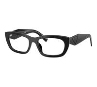 Prada PRD09V 16K1O1, Nero, Acetate, Donne occhiali 52
