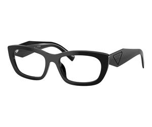 Prada PRD09V 16K1O1, Nero, Acetate, Donne occhiali 54