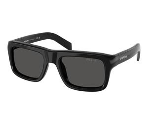 Prada PRD11S 16K08Z, Nero, Acetate, Uomini occhiali da sole 54