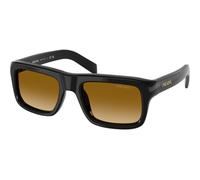 Prada PRD11S 16K10X, Nero, Acetate, Uomini occhiali da sole 54