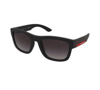 Prada Linea Rossa Uomo PS 01ZS 1BO09U Occhiali da sole Nylon Nero Grigio Pillow Normale Sfumato