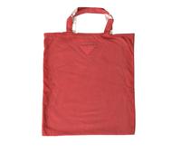 Prada Red Jersey Fabric Logo Shoulder Shopping Tote Bag