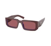 Prada Uomo PR 06YS 16M08S Occhiali da sole Acetato Rosso Viola Squadrata Normale