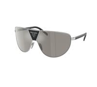 Prada Uomo PR 69ZS 1BC2B0 Occhiali da sole Metallo Argento Grigio Squadrata Specchiate