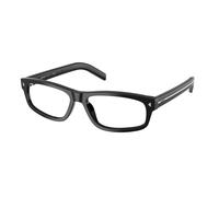 Prada Uomo PR B02V 16K1O1 Montature da vista Acetato Nero Trasparente Squadrata Normale