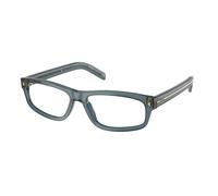Prada Uomo PR B02V 17T1O1 Montature da vista Acetato Oro Trasparente Squadrata Normale