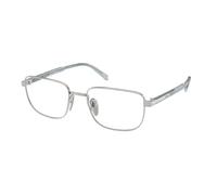 Prada Uomo PR B51V 29B1O1 Montature da vista Argento Trasparente Squadrata Normale