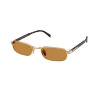 Prada Uomo PR B54S 5AK50P Occhiali da sole Metallo Oro Marrone Squadrata Normale