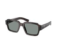 Prada Uomo Prada PR 02ZS 17N20N Occhiali da sole Acetato Tartaruga Blu Squadrata Normale