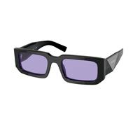 Prada Uomo Prada PR 06YS 02Z01O Occhiali da sole Acetato Nero Viola Squadrata Normale