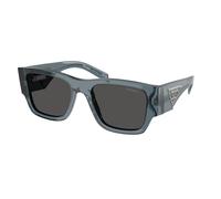 Prada Uomo Prada PR 10ZS 17T08Z Occhiali da sole Acetato Blu Grigio Pillow Normale