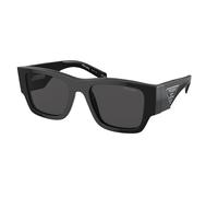 Prada Uomo Prada PR 10ZS 1AB5S0 Occhiali da sole Acetato Nero Grigio Pillow Normale
