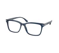 Prada Uomo Prada PR 14WV 08Q1O1 Montature da vista Acetato Blu Squadrata Normale