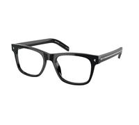 Prada Uomo Prada PR A13V 16K1O1 Montature da vista Acetato Nero Trasparente Pillow Normale