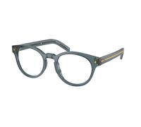 Prada Uomo Prada PR A14V 17T1O1 Montature da vista Acetato Blu Pantos Normale
