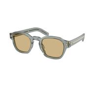 Prada Uomo Prada PR A16S 21J70R Occhiali da sole Acetato Grigio Marrone Pantos Normale