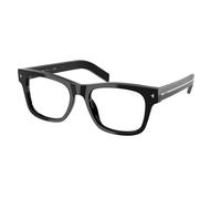 Prada Uomo Prada PR A17S 16K60K Occhiali da sole Acetato Nero Trasparente Squadrata Anti-luce blu