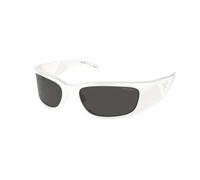 Prada Uomo Prada PR A19S 1425S0 Occhiali da sole Acetato Bianco Grigio Farfalla Normale