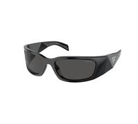 Prada Uomo Prada PR A19S 1AB5S0 Occhiali da sole Acetato Nero Grigio Farfalla Normale