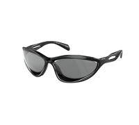 Prada Uomo Prada PR A26S 1AB60G Occhiali da sole Iniettato Nero Grigio Cat Eye Specchiate Specchiato