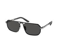 Prada Occhiali da Sole PRA53S 1BO5S0 Nero Opaco/Grigio Scuro Uomo 59/17/145