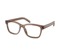 Prada Uomo Prada PR B10V 28I1O1 Montature da vista Acetato Trasparente Trasparente Squadrata Normale