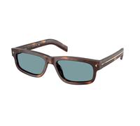Prada Uomo Prada PR B11S 15W04D Occhiali da sole Acetato Tartaruga Verde Squadrata Polarizzata