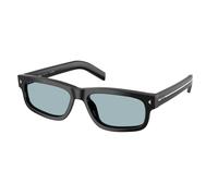 Prada Uomo Prada PR B11S 16K60P Occhiali da sole Acetato Nero Blu Squadrata Normale