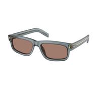 Prada Uomo Prada PR B11S 17T05D Occhiali da sole Acetato Blu Marrone Squadrata Normale