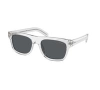 Prada Uomo Prada PR B12S 12R07T Occhiali da sole Acetato Grigio Blu Pillow Normale