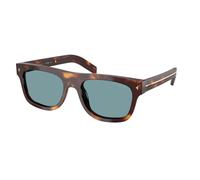 Prada Uomo Prada PR B12S 15W04D Occhiali da sole Acetato Tartaruga Verde Pillow Polarizzata