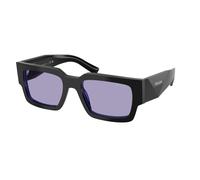 Prada Uomo Prada PR B17S 16K01O Occhiali da sole Acetato Nero Viola Squadrata Normale