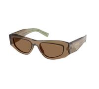 Prada Uomo Prada PR B19S 29E90F Occhiali da sole Acetato Marrone Marrone Pillow Normale