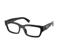 Prada Uomo Prada PR C02V 16K1O1 Montature da vista Acetato Nero Pillow Normale