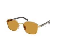 Prada Uomo Prada PR C50S 5AK50P Occhiali da sole Acciaio Oro Squadrata Normale