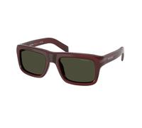 Prada Uomo Prada PR D11S 25J50X Occhiali da sole Acetato Rosso Verde Squadrata Normale