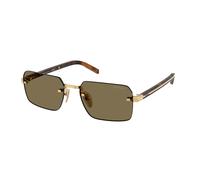 Prada Occhiali da Sole PRD55S 5AK90F Oro/Marrone Chiaro Uomo 55/19/145